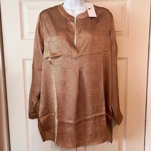 Bishop & Young cheetah print popover